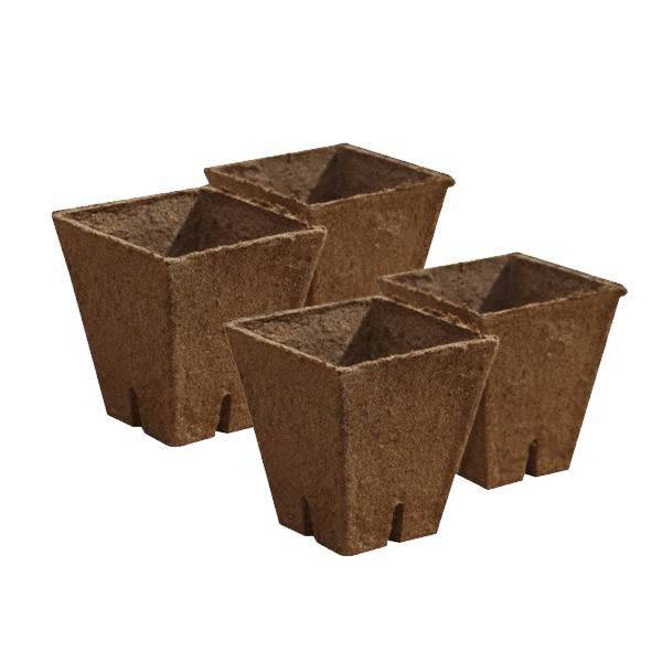 Jiffy Jiffypots Turfpotten Vierkant 8x8 cm 1200 Stuks