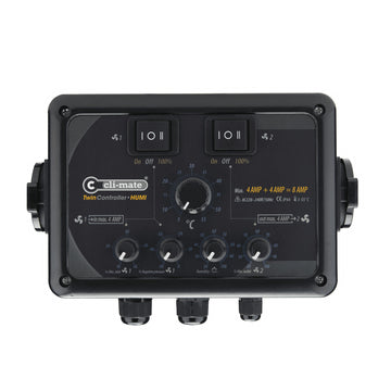 Cli-Mate Twin Controller HUMI ​​​​2x4 Amp