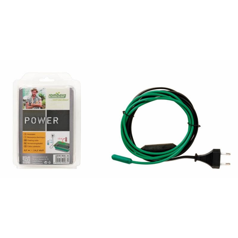 Romberg Verwarmingskabel Small 14.5 Watt  3.5 Meter