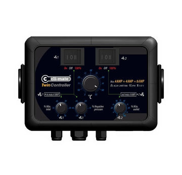 Cli-Mate Twin Controller 4+4AMP